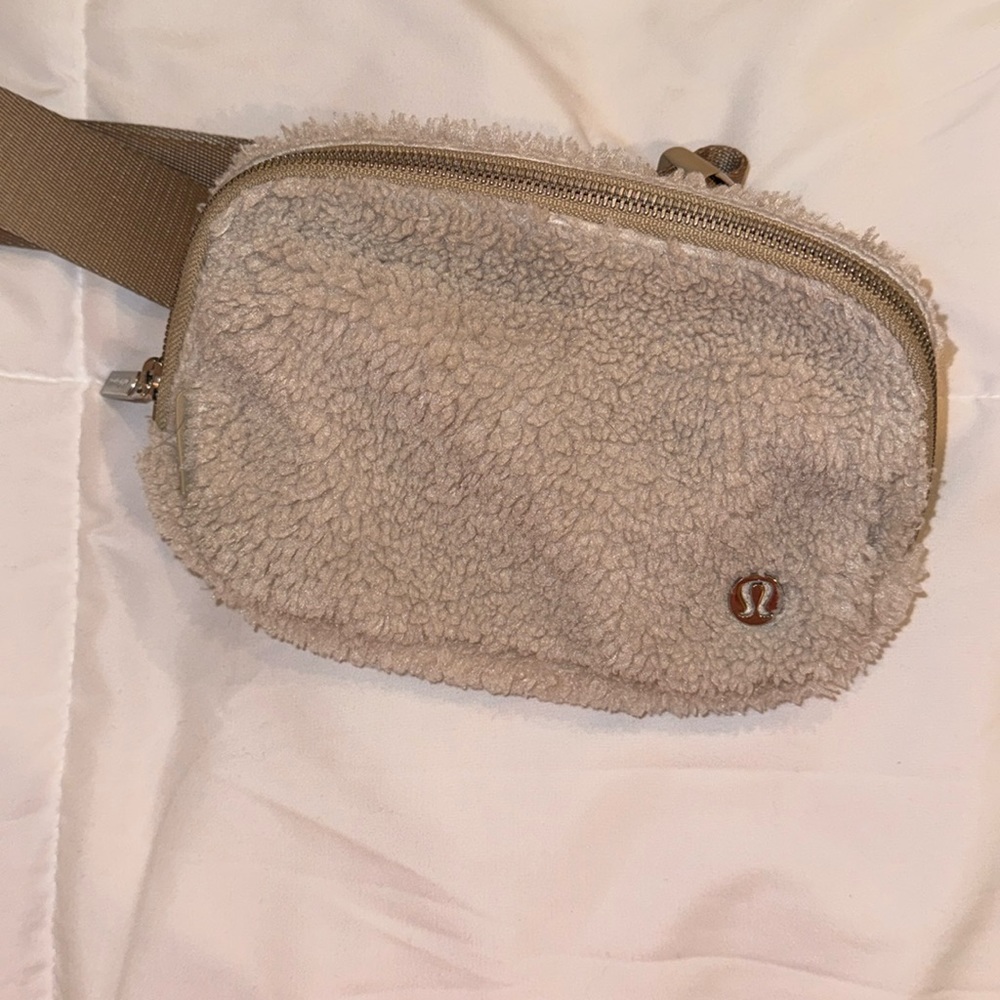 Lululemon fur belt bag